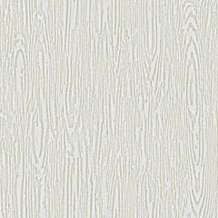 Ronald Redding Heartwood Wallpaper in off-white with a subtle, vertical wood grain texture.