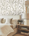 Bambou Toile Wallpaper Wallpaper York Wallcoverings   