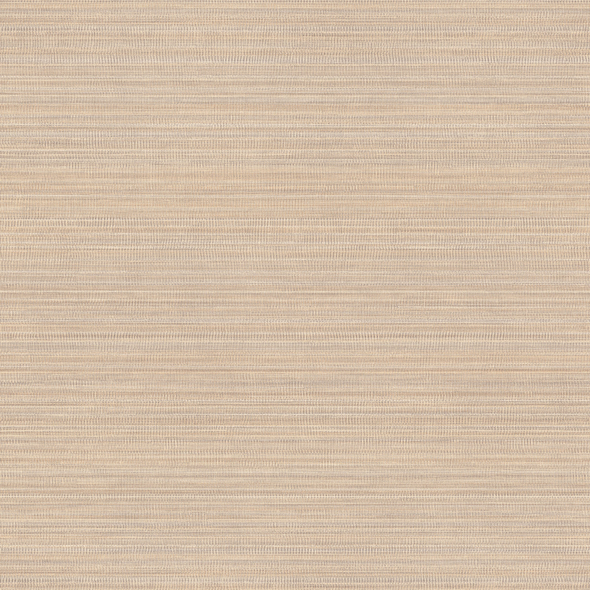 A close-up of the Allineate Wallpaper by York Wallcoverings showcases its beige, textured surface, featuring horizontal, evenly spaced lines that form a subtle striped pattern.