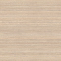 A close-up of the Allineate Wallpaper by York Wallcoverings showcases its beige, textured surface, featuring horizontal, evenly spaced lines that form a subtle striped pattern.