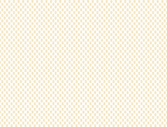 The Brioni Floral Stamp Wallpaper by York Wallcoverings features a seamless pattern of small, evenly spaced golden floral motifs on a white background, creating a delicate and elegant decorative design.