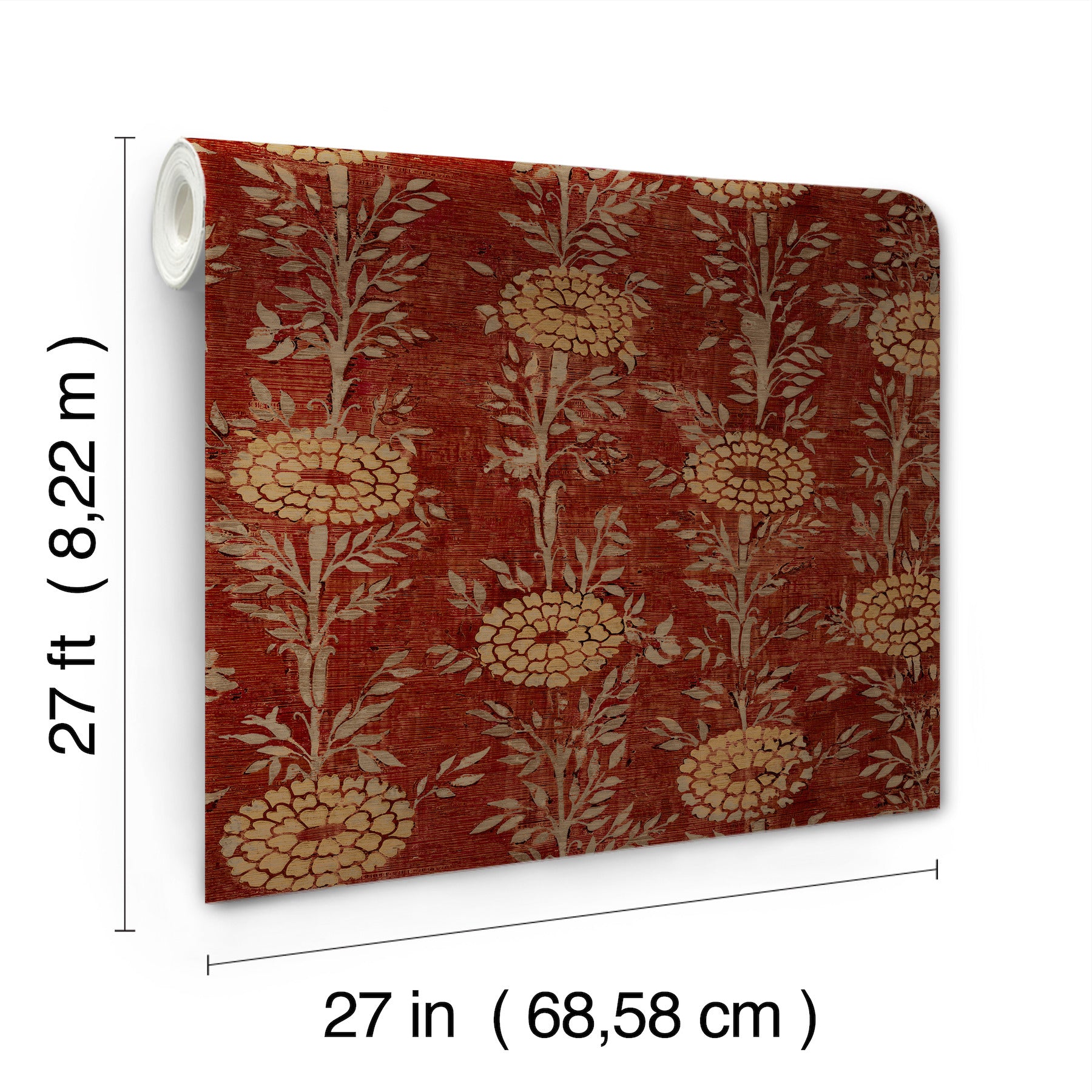 French Marigold Wallpaper Alternative Room Image 35