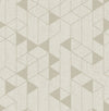 Fairbank Champagne Linen Geometric Wallpaper by Scott Living Wallpaper A-Street Prints Double Roll Champagne 