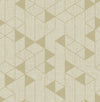 Fairbank Champagne Linen Geometric Wallpaper by Scott Living Wallpaper A-Street Prints Double Roll Gold 