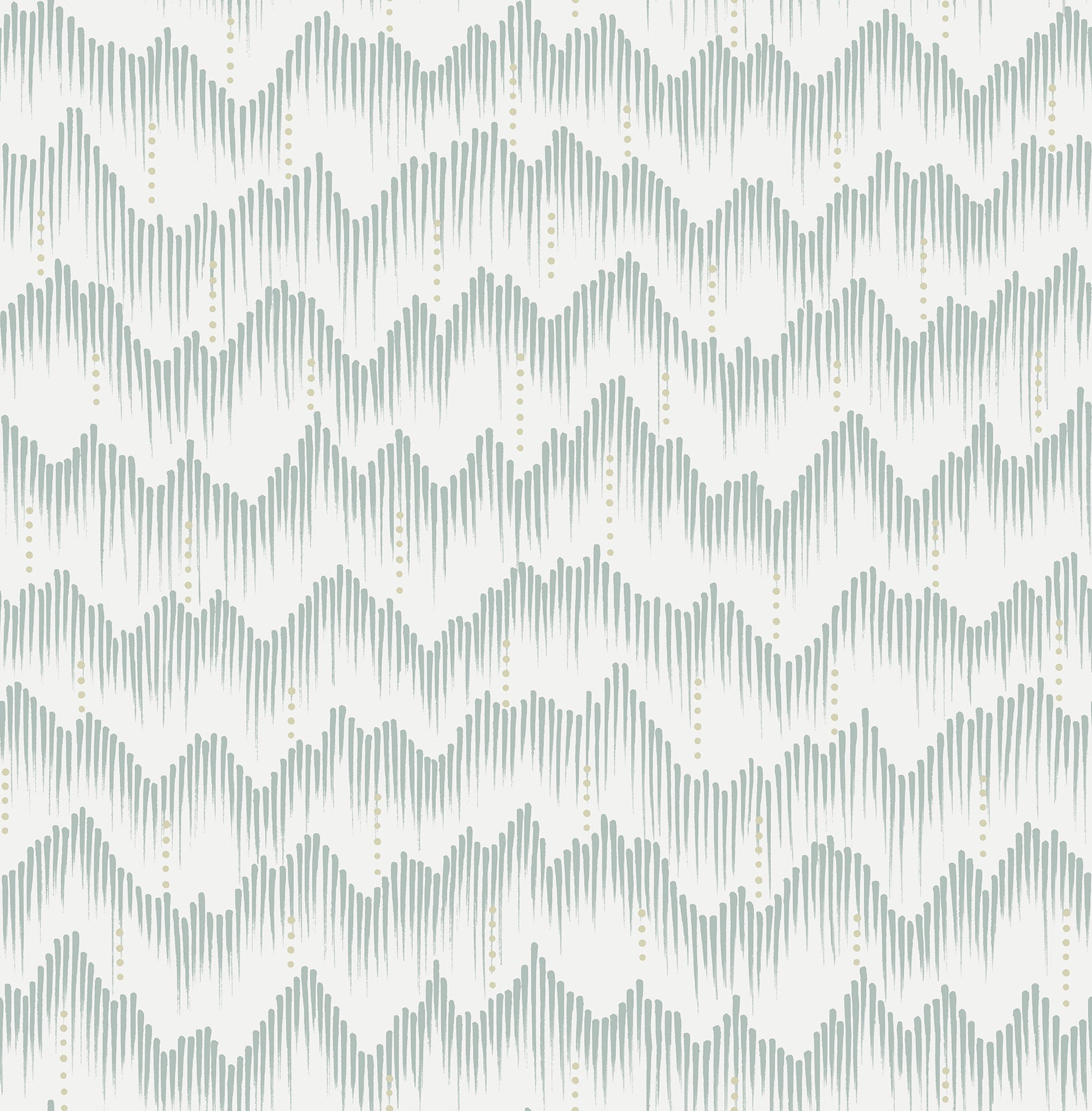 Holmby Seafoam Brushstroke Zigzag Wallpaper by Scott Living Wallpaper A-Street Prints Double Roll Seafoam 