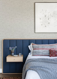 Trippet Grey Zen Waves Wallpaper by Scott Living Wallpaper A-Street Prints   