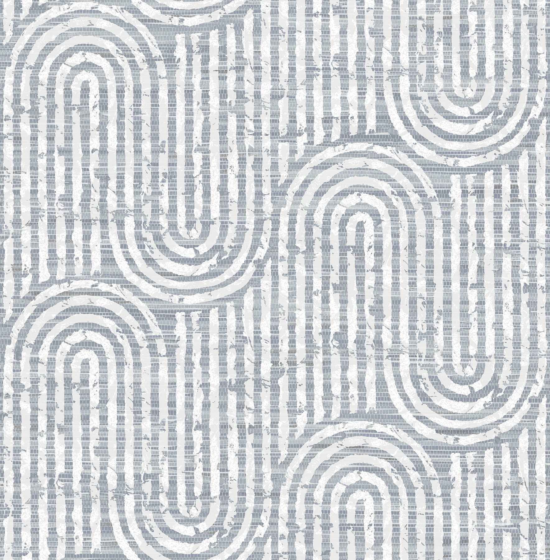 Trippet Grey Zen Waves Wallpaper by Scott Living Wallpaper A-Street Prints Double Roll Blue 