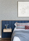 Trippet Grey Zen Waves Wallpaper by Scott Living Wallpaper A-Street Prints   