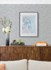 Trippet Grey Zen Waves Wallpaper by Scott Living Wallpaper A-Street Prints   