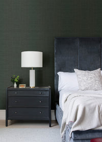 Colcord Black Sisal Wallpaper by Scott Living Wallpaper A-Street Prints   