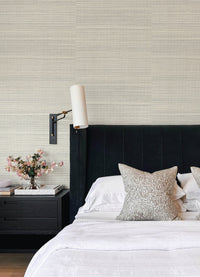 Kenter Taupe Sisal Wallpaper by Scott Living Wallpaper A-Street Prints   