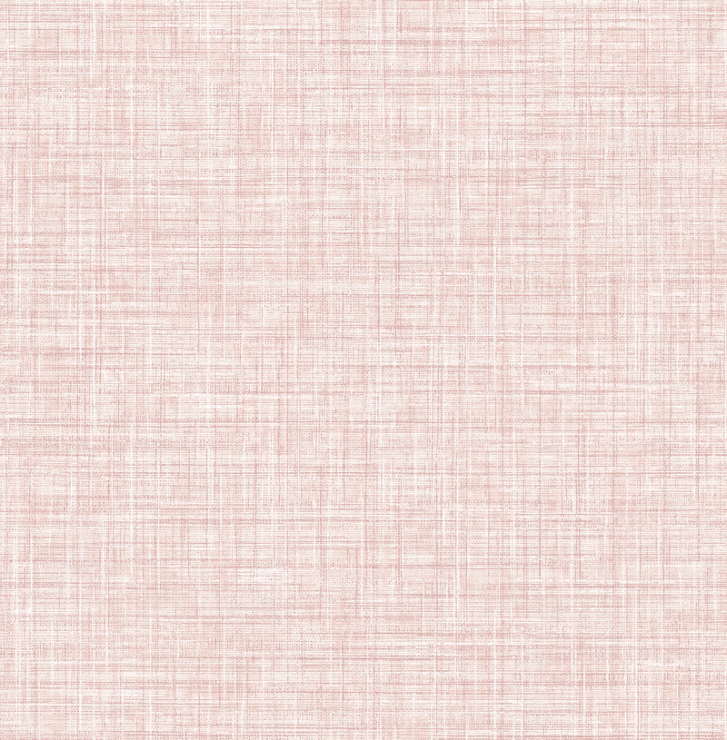 Tuckernuck Pink Linen Wallpaper Wallpaper A-Street Prints Double Roll Pink 