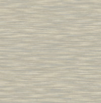 Benson Light Blue Faux Fabric Wallpaper Wallpaper A-Street Prints Double Roll Taupe 