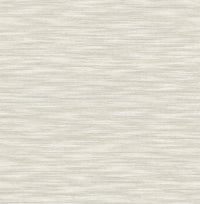 Benson Light Blue Faux Fabric Wallpaper Wallpaper A-Street Prints Double Roll Light Grey 