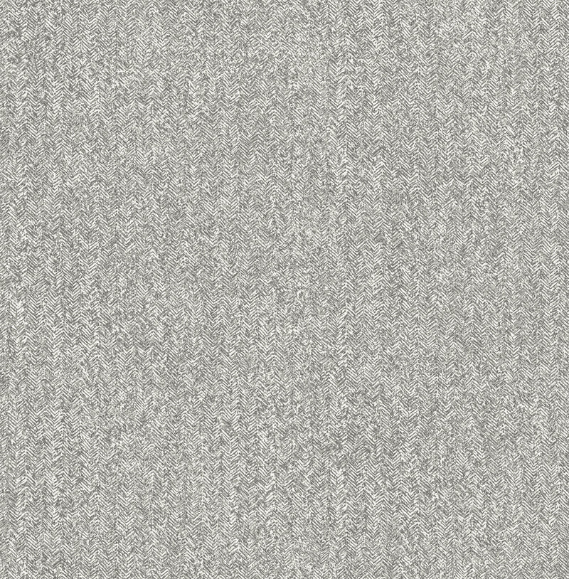 Ashbee Light Grey Tweed Wallpaper Wallpaper A-Street Prints Double Roll Dark Grey 