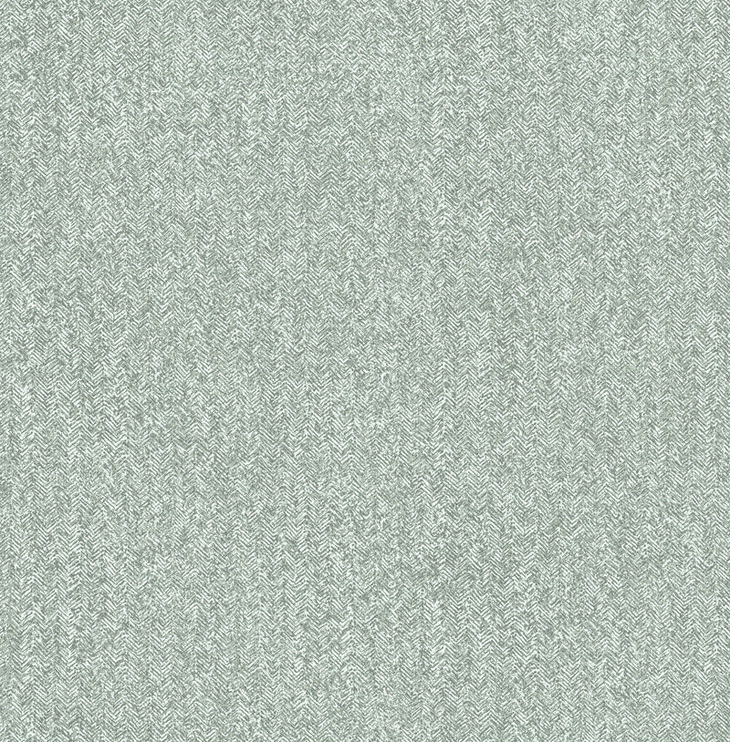 Ashbee Light Grey Tweed Wallpaper Wallpaper A-Street Prints Double Roll Green 