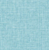 Emerson Blue Linen Wallpaper Wallpaper A-Street Prints Double Roll Aqua 