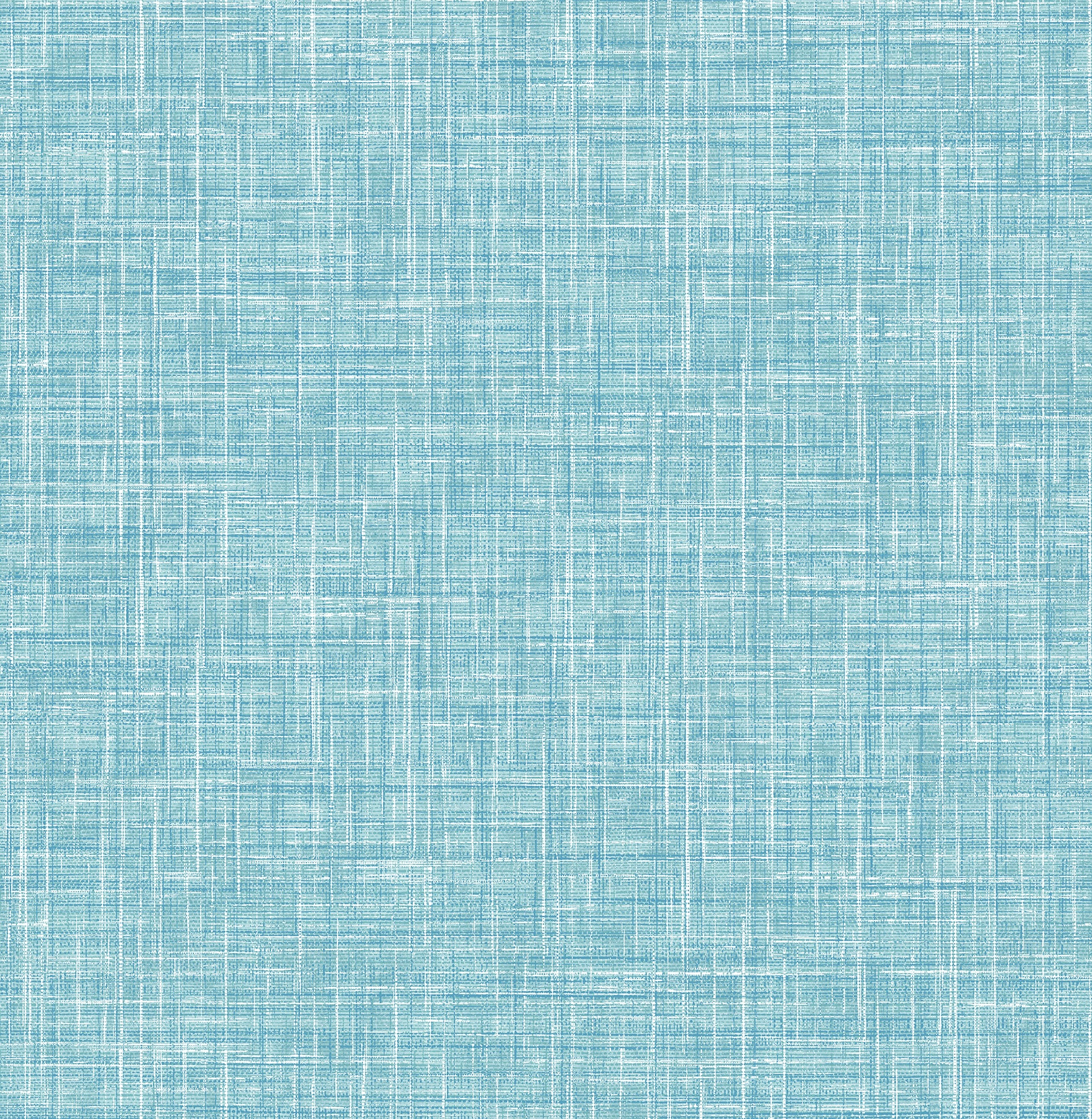 Emerson Blue Linen Wallpaper Wallpaper A-Street Prints Double Roll Aqua 