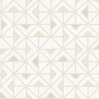 Jekyl Green Triangles Wallpaper Wallpaper A-Street Prints Double Roll Beige 