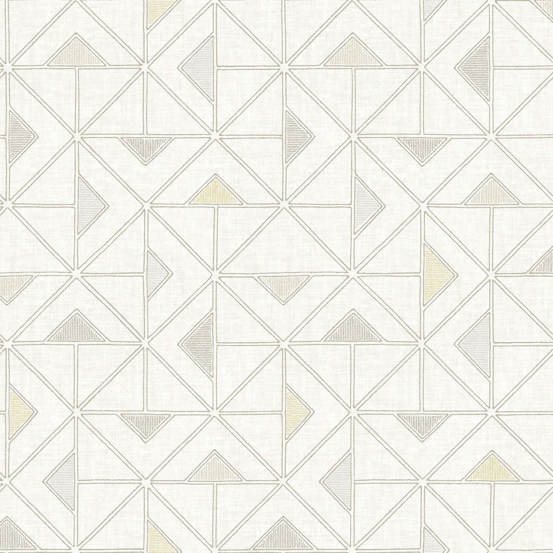 Jekyl Green Triangles Wallpaper Wallpaper A-Street Prints Double Roll Beige 