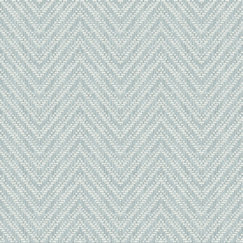 Glynn Lavender Chevron Wallpaper Wallpaper A-Street Prints Double Roll Sky Blue 