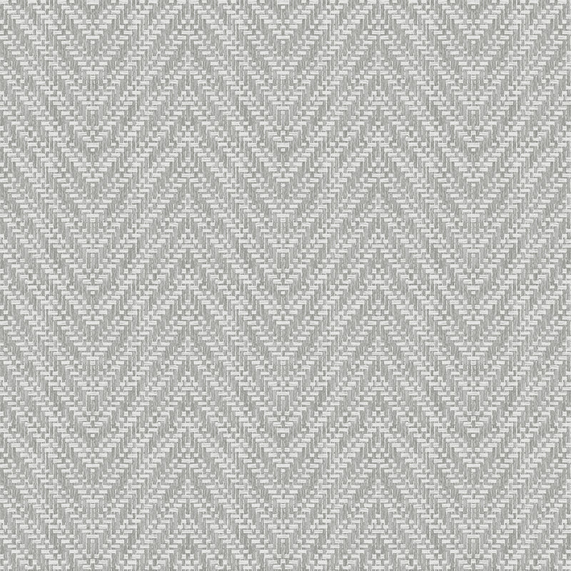 Glynn Lavender Chevron Wallpaper Wallpaper A-Street Prints Double Roll Grey 