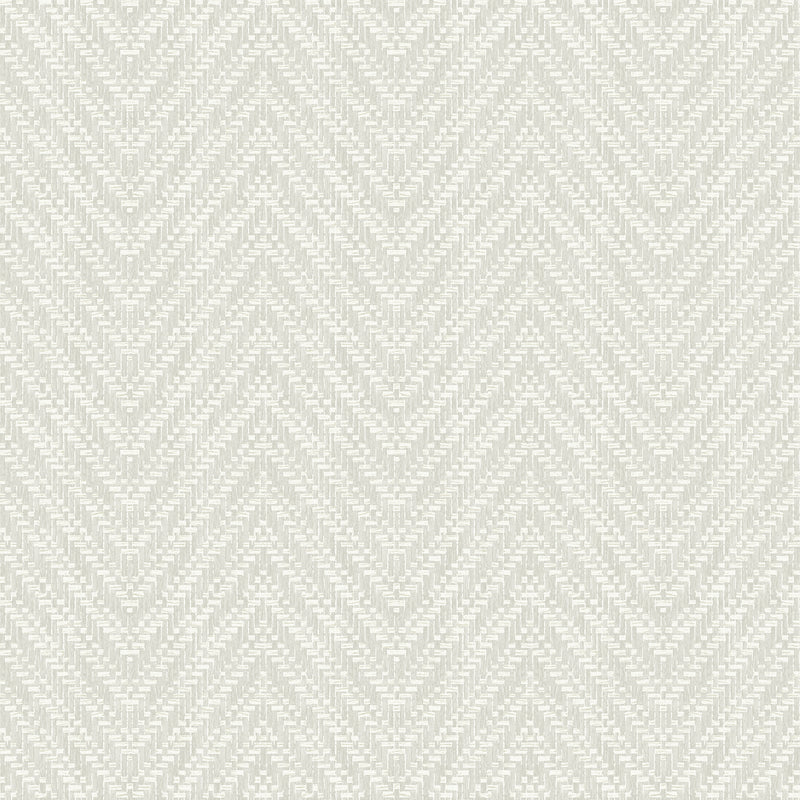 Glynn Lavender Chevron Wallpaper Wallpaper A-Street Prints Double Roll Silver 