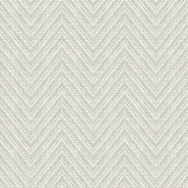 Glynn Lavender Chevron Wallpaper Wallpaper A-Street Prints Double Roll Light Grey 