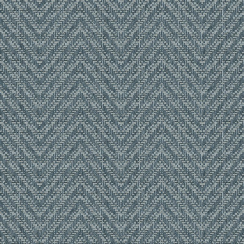 Glynn Lavender Chevron Wallpaper Wallpaper A-Street Prints Double Roll Teal 