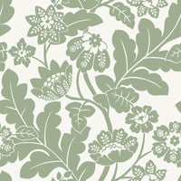 Augusta Pink Flock Damask Wallpaper Wallpaper A-Street Prints Double Roll Seafoam 