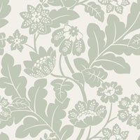 Augusta Pink Flock Damask Wallpaper Wallpaper A-Street Prints Double Roll Silver 