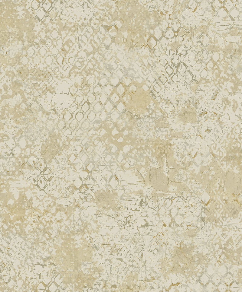 Zilarra Pearl Abstract Snakeskin Wallpaper Wallpaper A-Street Prints Double Roll Taupe 