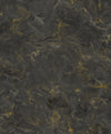 Meness Grey Metallic Marbling Wallpaper Wallpaper A-Street Prints Double Roll Black 