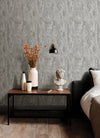 Zinarliya Silver Column Wallpaper Wallpaper A-Street Prints   