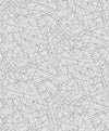 Bulan Champagne Abstract Lines Wallpaper Wallpaper A-Street Prints Double Roll Silver 