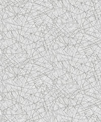 Bulan Champagne Abstract Lines Wallpaper Wallpaper A-Street Prints Double Roll Silver 