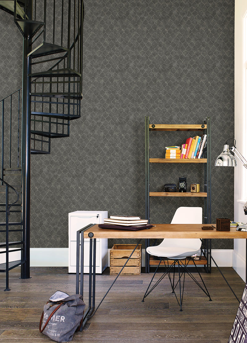 Rauta Pearl Hexagon Tile Wallpaper Wallpaper A-Street Prints   