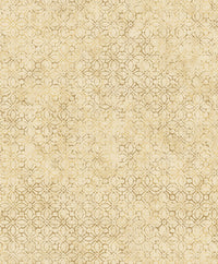 Khauta Champagne Floral Geometric Wallpaper Wallpaper A-Street Prints Double Roll Gold 