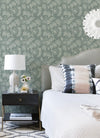 Maeve Butter Jacobean Trail Wallpaper Wallpaper A-Street Prints   