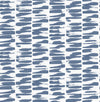 Myrtle Black Abstract Stripe Wallpaper Wallpaper A-Street Prints Double Roll Indigo 