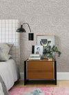 Periwinkle Blue Textured Floral Wallpaper Wallpaper A-Street Prints   