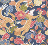 Yanci Green Dragon Wallpaper Wallpaper A-Street Prints Double Roll Orange 