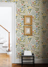 Groh Green Floral Wallpaper Wallpaper A-Street Prints   