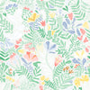 Brittsommar Seafoam Woodland Floral Wallpaper Wallpaper A-Street Prints Double Roll Light Green 