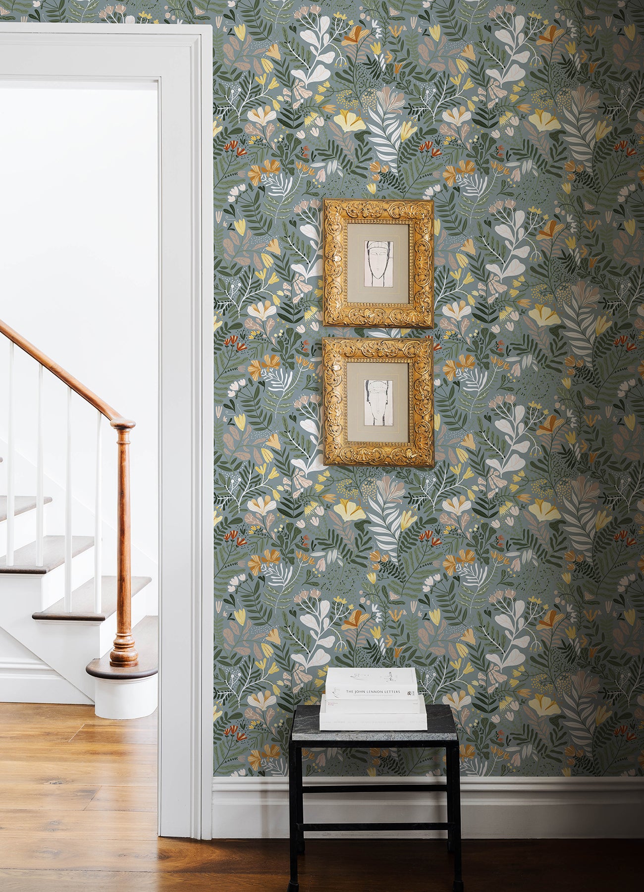 Brittsommar Seafoam Woodland Floral Wallpaper Wallpaper A-Street Prints   