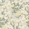 Hava Light Blue Meadow Flowers Wallpaper Wallpaper A-Street Prints Double Roll Yellow 