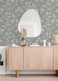 Lisa Bone Floral Damask Wallpaper Wallpaper A-Street Prints   