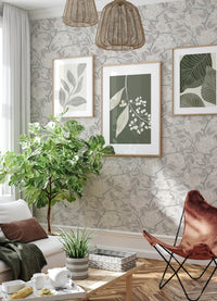 Bernadina Grey Rosebush Wallpaper Wallpaper A-Street Prints   