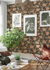 Bernadina Grey Rosebush Wallpaper Wallpaper A-Street Prints   