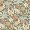 Cecilia Chartreuse Tulip and Daffodil Wallpaper Wallpaper A-Street Prints Double Roll Moss 